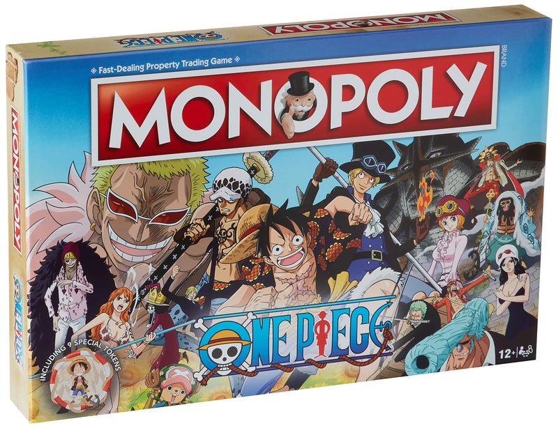 Winning Moves One piece Monopoly Board Game, Tour Dressrosa and join The Straw Hat Crew and advance to Bellamy, Violet, or even Luffy, 2–6 players makes a great gift for anime fans aged 8 plus