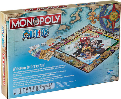 Winning Moves One piece Monopoly Board Game, Tour Dressrosa and join The Straw Hat Crew and advance to Bellamy, Violet, or even Luffy, 2–6 players makes a great gift for anime fans aged 8 plus
