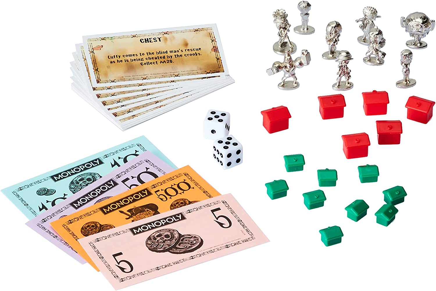Winning Moves One piece Monopoly Board Game, Tour Dressrosa and join The Straw Hat Crew and advance to Bellamy, Violet, or even Luffy, 2–6 players makes a great gift for anime fans aged 8 plus