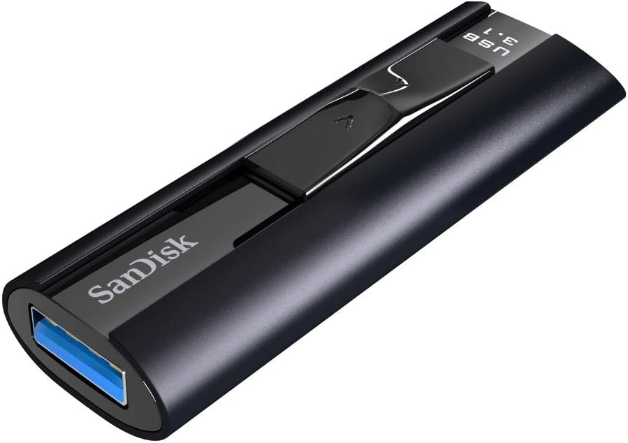 SanDisk Extreme PRO 128GB USB 3.2 Solid State Flash Drive, Up to 420MB/s Read Up to 380MB/s Write