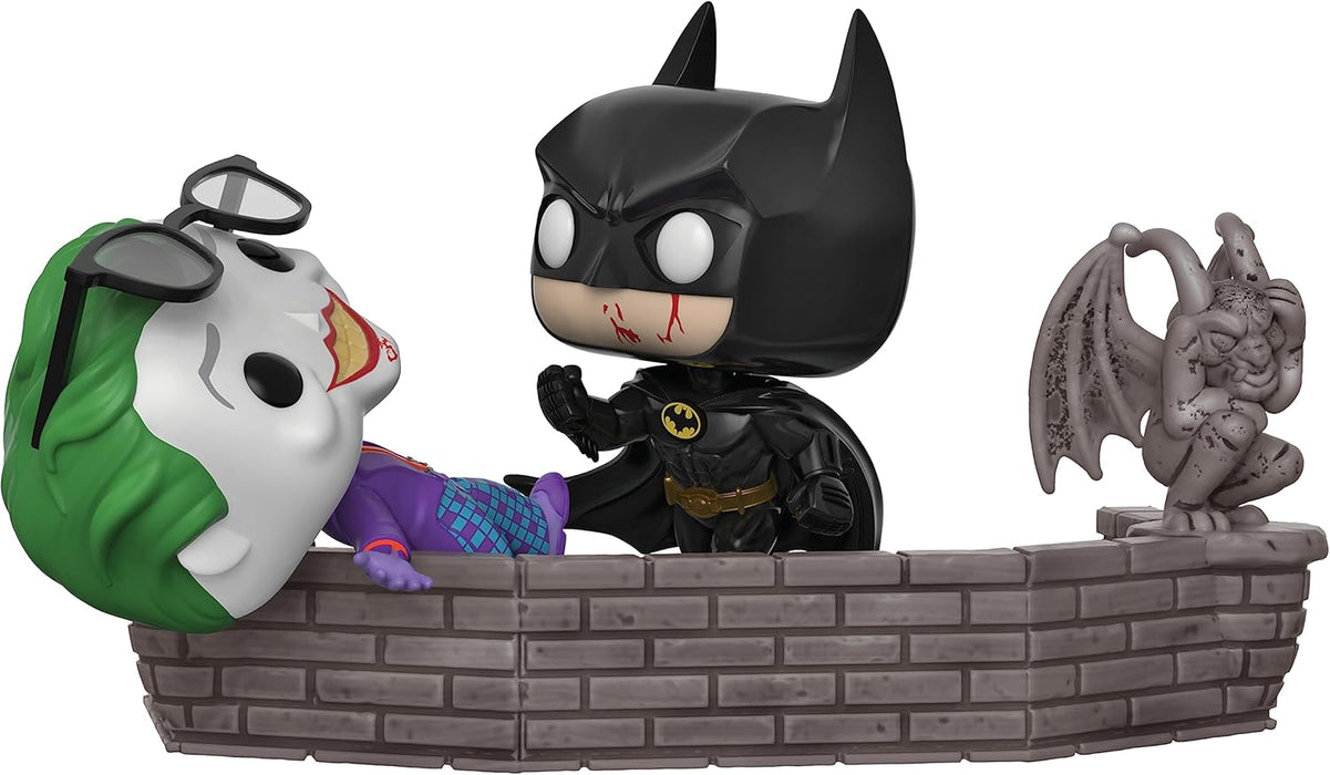 Funko POP! Movie Moment: Batman 80th - Batman and Joker - (1989) - DC Comics - Collectable Vinyl Figure - Gift Idea - Official Merchandise - Toys for Kids & Adults - Comic Books Fans Funko 37250 POP Movie Moment 80th-Batman and Joker (1989) Collectible Fi