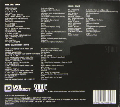 Space Ibiza 2014 25Th Anniversary Mixed By Carl Cox, Kevin Saunderson & Mync