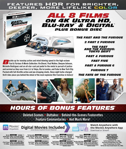 Fast & Furious 8-Movie Collection