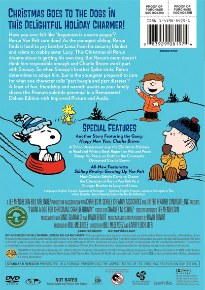 I Want a Dog for Christmas, Charlie Brown