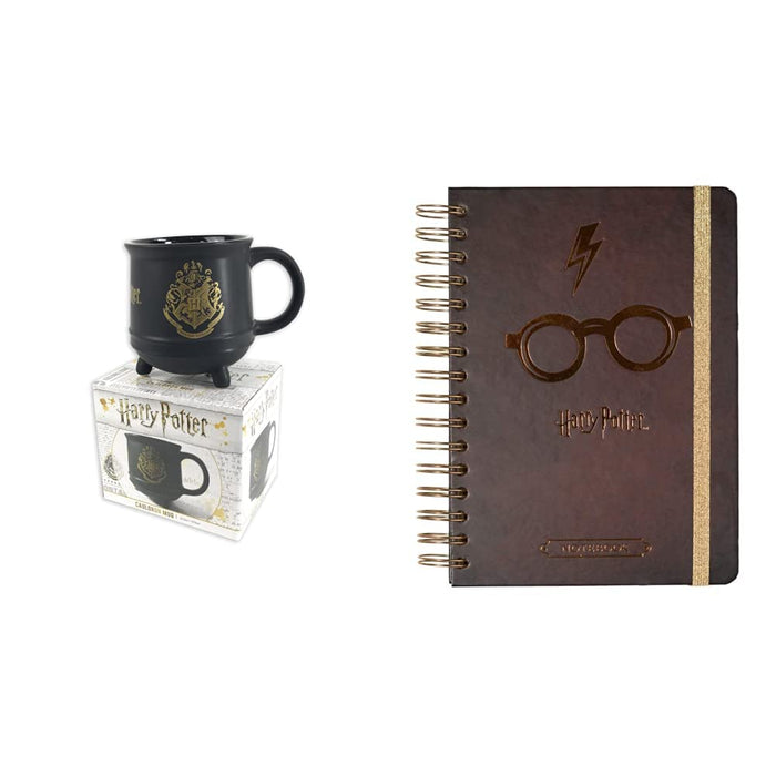 Pyramid International Harry Potter 3D Hogwarts Crest Ceramic Cauldron Mug in Presentation Box - Official Merchandise