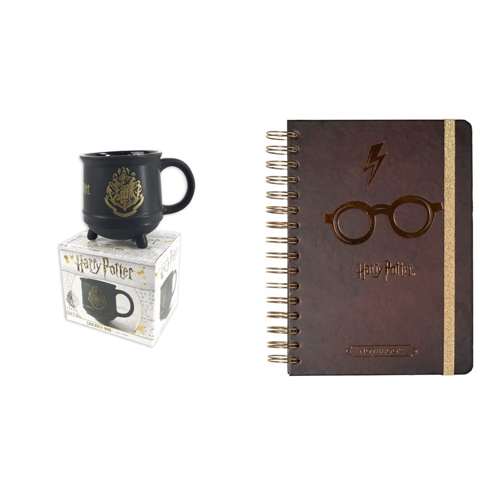 Pyramid International Harry Potter 3D Hogwarts Crest Ceramic Cauldron Mug in Presentation Box - Official Merchandise