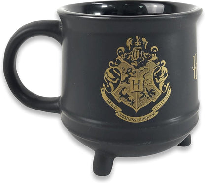 Pyramid International Harry Potter 3D Hogwarts Crest Ceramic Cauldron Mug in Presentation Box - Official Merchandise