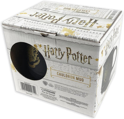 Pyramid International Harry Potter 3D Hogwarts Crest Ceramic Cauldron Mug in Presentation Box - Official Merchandise