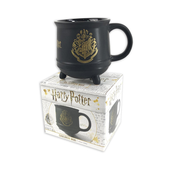 Pyramid International Harry Potter 3D Hogwarts Crest Ceramic Cauldron Mug in Presentation Box - Official Merchandise