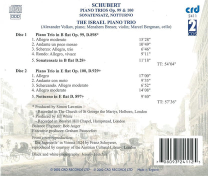 Schubert: Piano Trios, Op. 99 & 100/Sonatensatz/Notturno