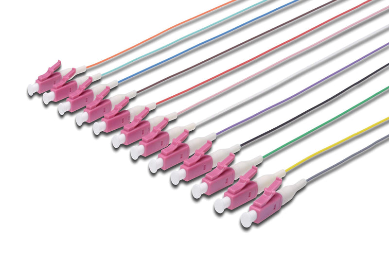 Assmann Electronic Lc Om4 50/125?, 2M - Fiber Optic Cables , -25 - 80 ?C, -20 - 65 ?C