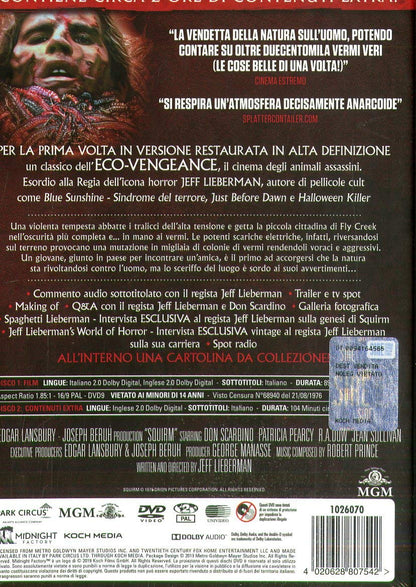 Squirm- I Carnivori Venuti Dalla Savana (Limited Edition) (2 DVD