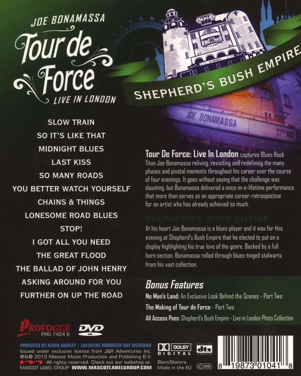 Tour De Force - Shepherd's Bush Empire (2 DVD