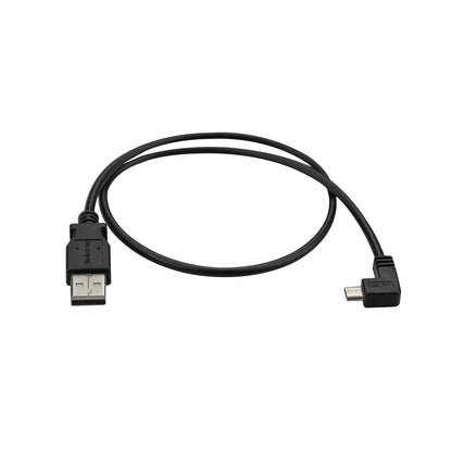 StarTech.com Right Angle Micro USB Cable – 1 ft / 0.5m – 90 degree – USB Cord – USB Charger Cable – USB to Micro USB Cable (USBAUB50CMRA),White