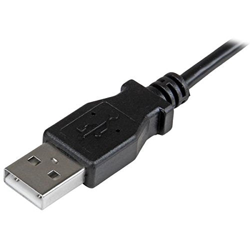 StarTech.com Right Angle Micro USB Cable – 1 ft / 0.5m – 90 degree – USB Cord – USB Charger Cable – USB to Micro USB Cable (USBAUB50CMRA),White