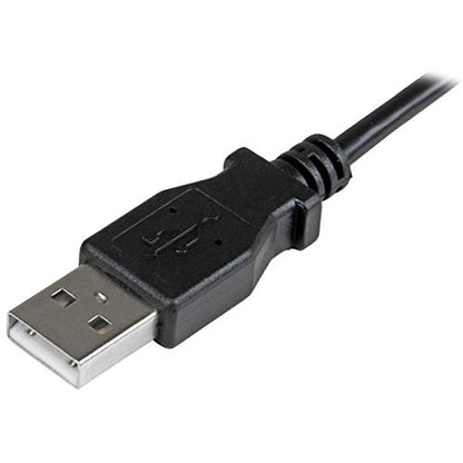 StarTech.com Right Angle Micro USB Cable – 1 ft / 0.5m – 90 degree – USB Cord – USB Charger Cable – USB to Micro USB Cable (USBAUB50CMRA),White