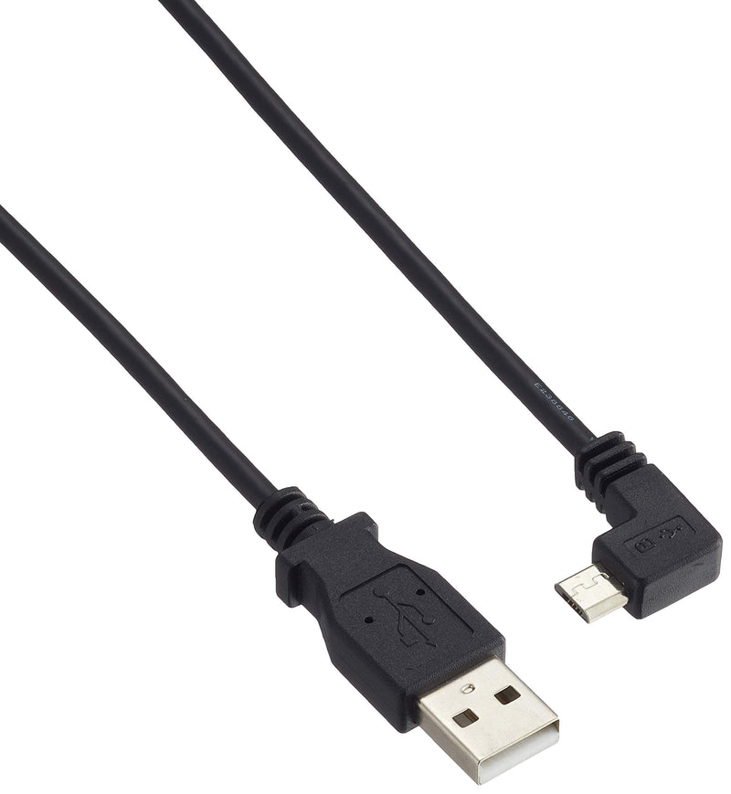 StarTech.com Right Angle Micro USB Cable – 1 ft / 0.5m – 90 degree – USB Cord – USB Charger Cable – USB to Micro USB Cable (USBAUB50CMRA),White
