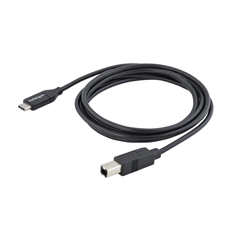 StarTech.com 2m 6ft USB C to USB B Cable - USB 2.0 - USB Type C Printer Cable M/M - USB 2.0 Type-C to Type-B Cable (USB2CB2M