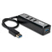 Tripp Lite 4-Port Portable USB 3.0 Superspeed Mini Hub with Built In Cable (U360-004-MINI) 4-Port Portable Hub