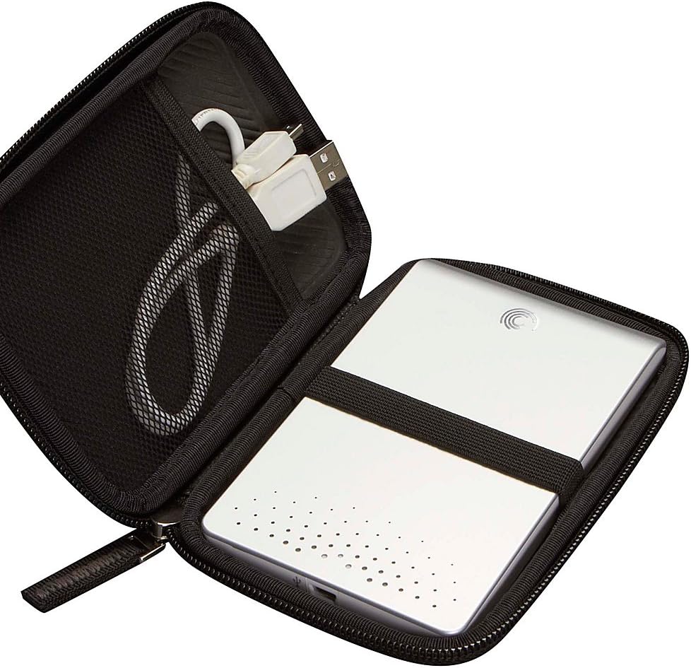 Case Logic Ehdc – 101 – Black Polyester Black Case HDD/SSD – Polyester – Black, 80 g, 35 x 30 x 135 mm