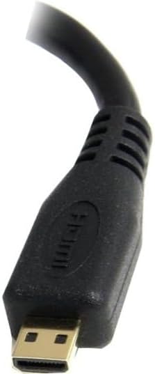 StarTech.com 5in High Speed HDMI Adapter Cable - HDMI to HDMI Micro - F/M - 5 inch Micro HDMI Adapter - HDMI Female to Micro HDMI Male (HDADFM5IN) , Black