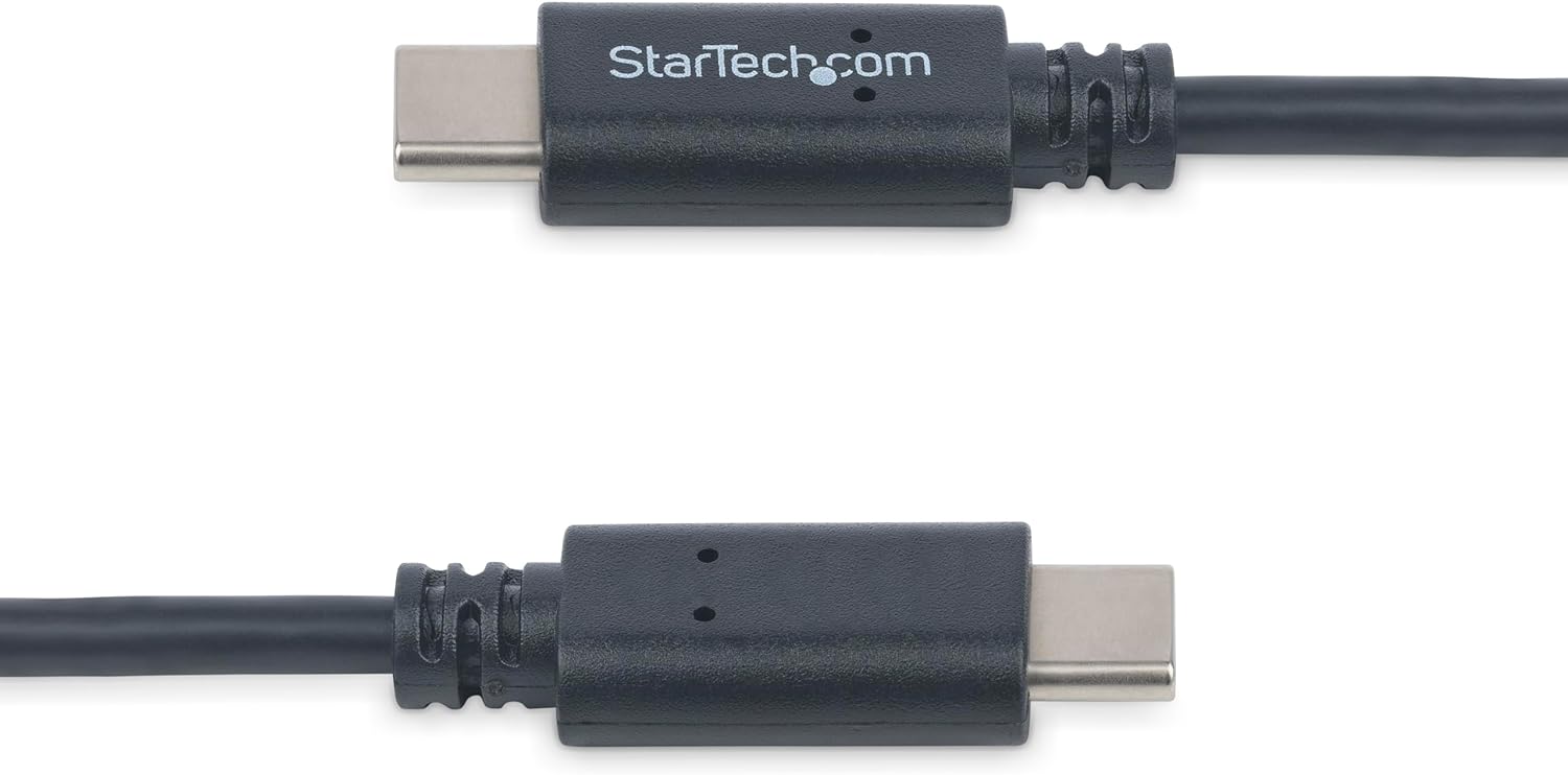 StarTech.com 2m 6 ft USB C Cable - M/M - USB 2.0 - USB-IF Certified - USB-C Charging Cable - USB 2.0 Type C Cable (USB2CC2M