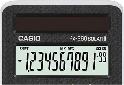 Casio FX 260 Solar II Scientific Calculator 5" x 0.6" x 2.9" (Pack of 2