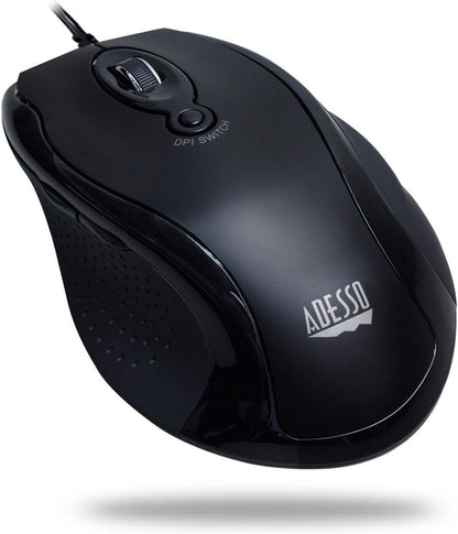 Adesso iMouse G2 - USB Ergonomic Optical Mouse Adjustable DPI Internet Navigational B