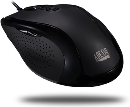 Adesso iMouse G2 - USB Ergonomic Optical Mouse Adjustable DPI Internet Navigational B