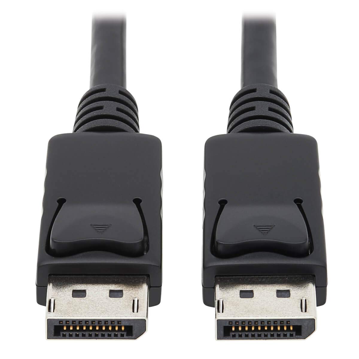 Eaton DisplayPort Cable with Latches, DP to DP, Male-to-Male Connectors, 4K @ 60Hz Quality, Black, 6 Feet / 1.83 Meters (P580-006