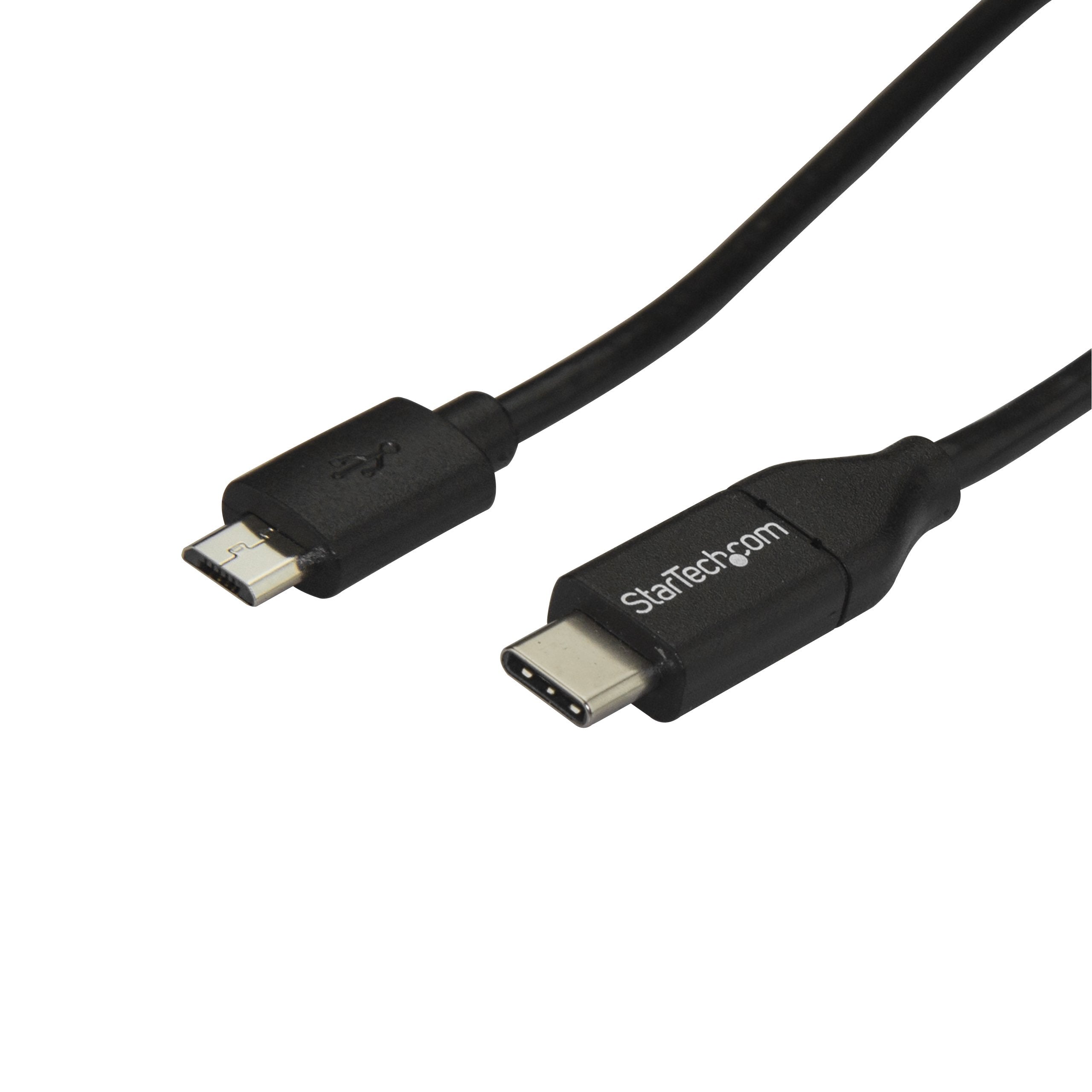 StarTech.com USB C to Micro USB Cable - 3 ft / 1m - USB 2.0 Cable - Micro USB Cord - Micro B USB C Cable - USB 2.0 Type C (USB2CUB1M