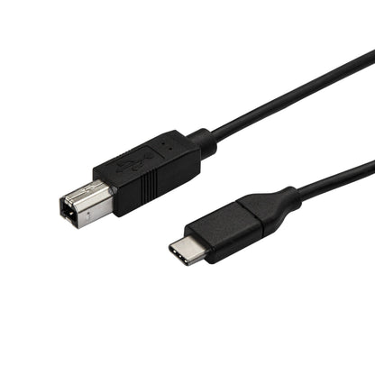 StarTech.com USB C to USB B Printer Cable - 1.6 ft / 0.5m - USB C Printer Cable - USB C to USB B Cable - USB Type C to Type B (USB2CB50CM
