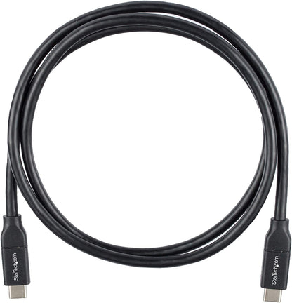 StarTech.com USB C To USB C Cable - 3 ft / 1m - USB-IF Certified - 5A PD - USB 2.0 - USB Type C Charging Cable - USB C Fast Charge Cable (USB2C5C1M