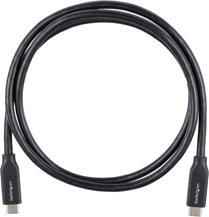 StarTech.com USB C To USB C Cable - 3 ft / 1m - USB-IF Certified - 5A PD - USB 2.0 - USB Type C Charging Cable - USB C Fast Charge Cable (USB2C5C1M