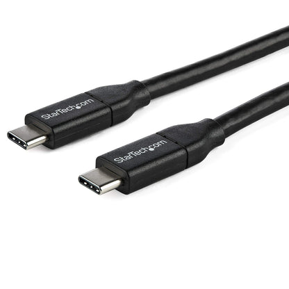 StarTech.com USB C To USB C Cable - 3 ft / 1m - USB-IF Certified - 5A PD - USB 2.0 - USB Type C Charging Cable - USB C Fast Charge Cable (USB2C5C1M