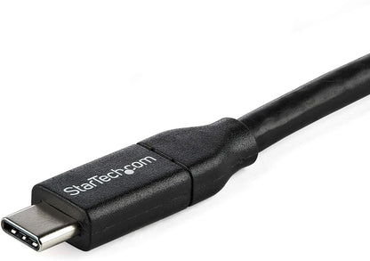 StarTech.com USB C To USB C Cable - 3 ft / 1m - USB-IF Certified - 5A PD - USB 2.0 - USB Type C Charging Cable - USB C Fast Charge Cable (USB2C5C1M