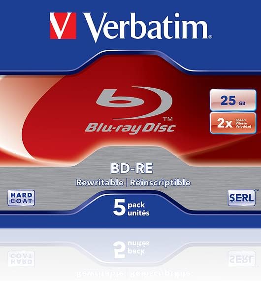 Verbatim 43615 BD-RE 25GB/2X Blu-ray