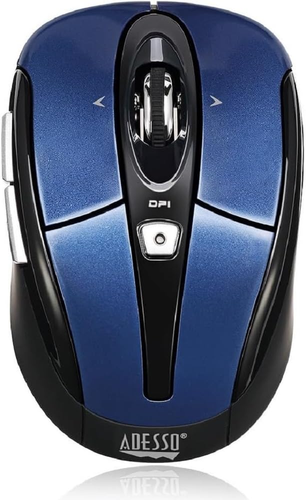 ADESSO IMOUSE S60L WRLS OPTICAL NANO MOUSE BLU SCALABLE DPI 800/1600 6BTN DESIGN