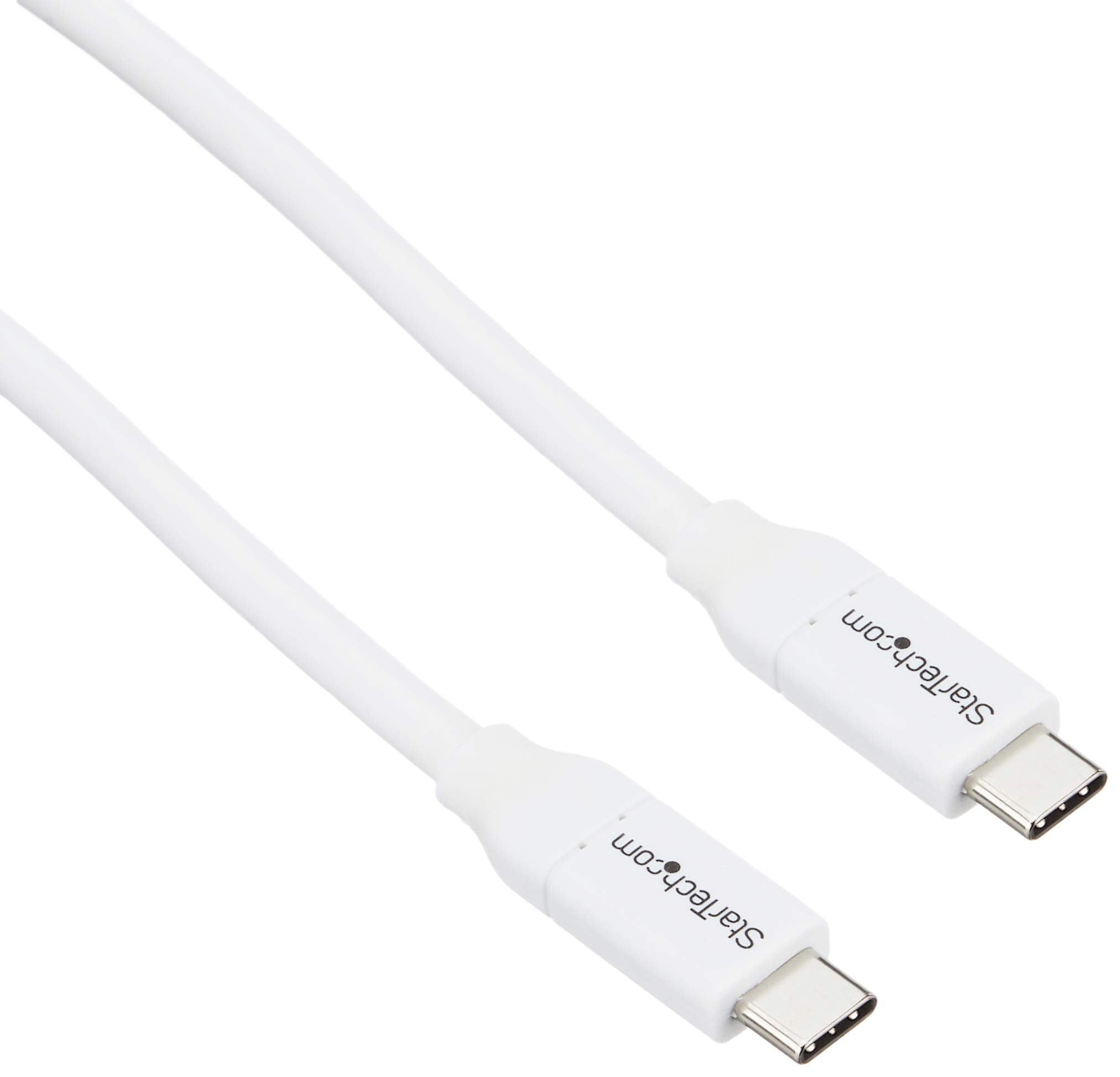 StarTech.com USB C to USB C Cable - 13 ft / 4m - 5A PD - M/M - White - USB 2.0 - USB-IF Certified - USB Type C Cable - USB C Charging Cable (USB2C5C4MW