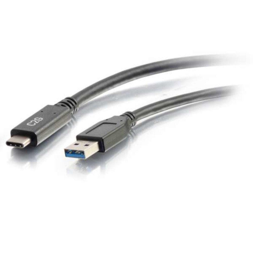 C2G 3M (10ft) USB-C® to USB-A SuperSpeed USB 3.2 GEN 1. 5Gbps Data Transfer and 3A Charging Cable - Male to Male - Black