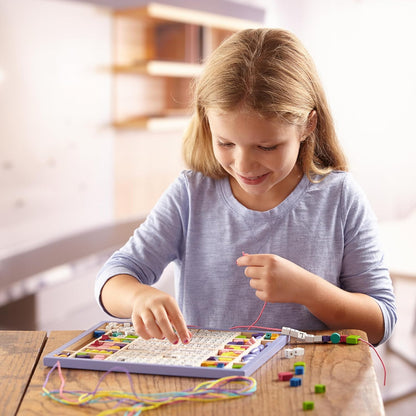 Melissa & Doug Arts and Crafts Beads, Multicolor, Wooden Stringing Beads