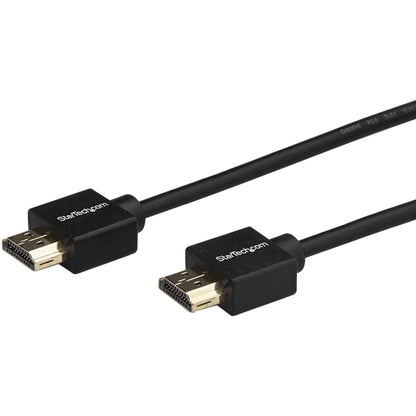 StarTech.com Cable de 2m HDMI 2.0, Cable HDMI Premium 4K 60Hz de Alta Velocidad con Ethernet, Cable HDMI Ultra HDMI, Cable de Vídeo para TV / Monitor / Ordenador Portátil / PC, HDMI a HDMI (HDMM2MLP
