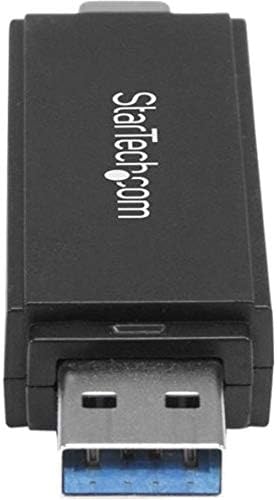 StarTech.com USB C and USB 3.0 SD Card Reader, USB Memory Card Reader, SD, microSD, MMC, UHS-I, USB-C & USB-A Card Adapter