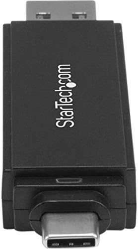 StarTech.com USB C and USB 3.0 SD Card Reader, USB Memory Card Reader, SD, microSD, MMC, UHS-I, USB-C & USB-A Card Adapter