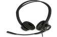 V7 Auriculares estéreo USB de Essentials con micrófono - Auriculares con micrófono (Centro de llamadas/Oficina, Binaural, Diadema, Negro, RoHS, CE, FCC, Alámbrico