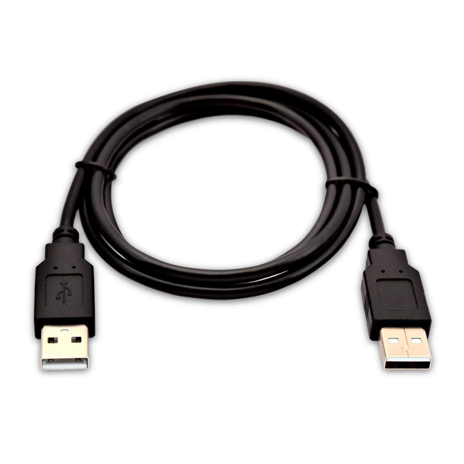 V7 USB A (male) to USB A (male), 1 meter (3.3 feet) - Black - USB Cables (1 meter (3.3 feet) - Black, 1 m, USB A, USB A, 1.0, 480 Mbps, Black