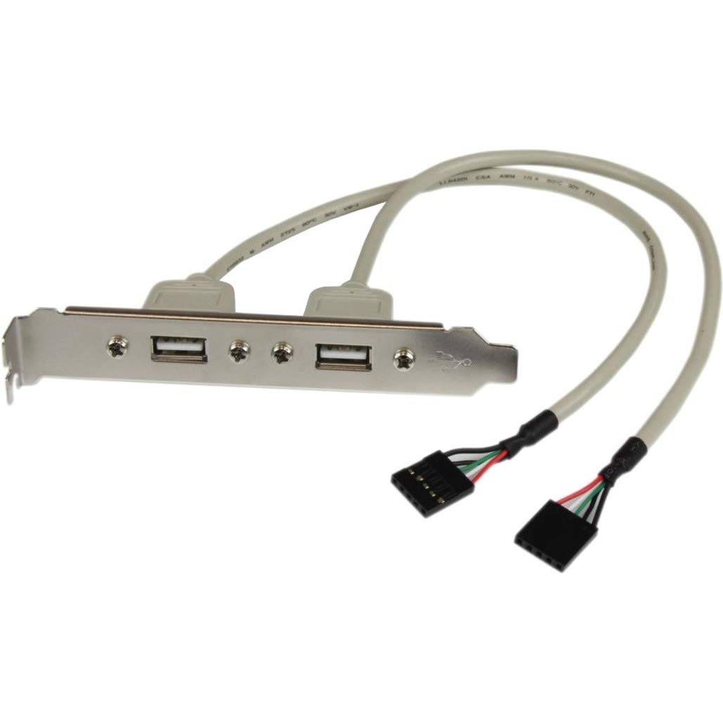 Startech.Com Adatattore Piastra Slot USB a Femmina 2 Porte