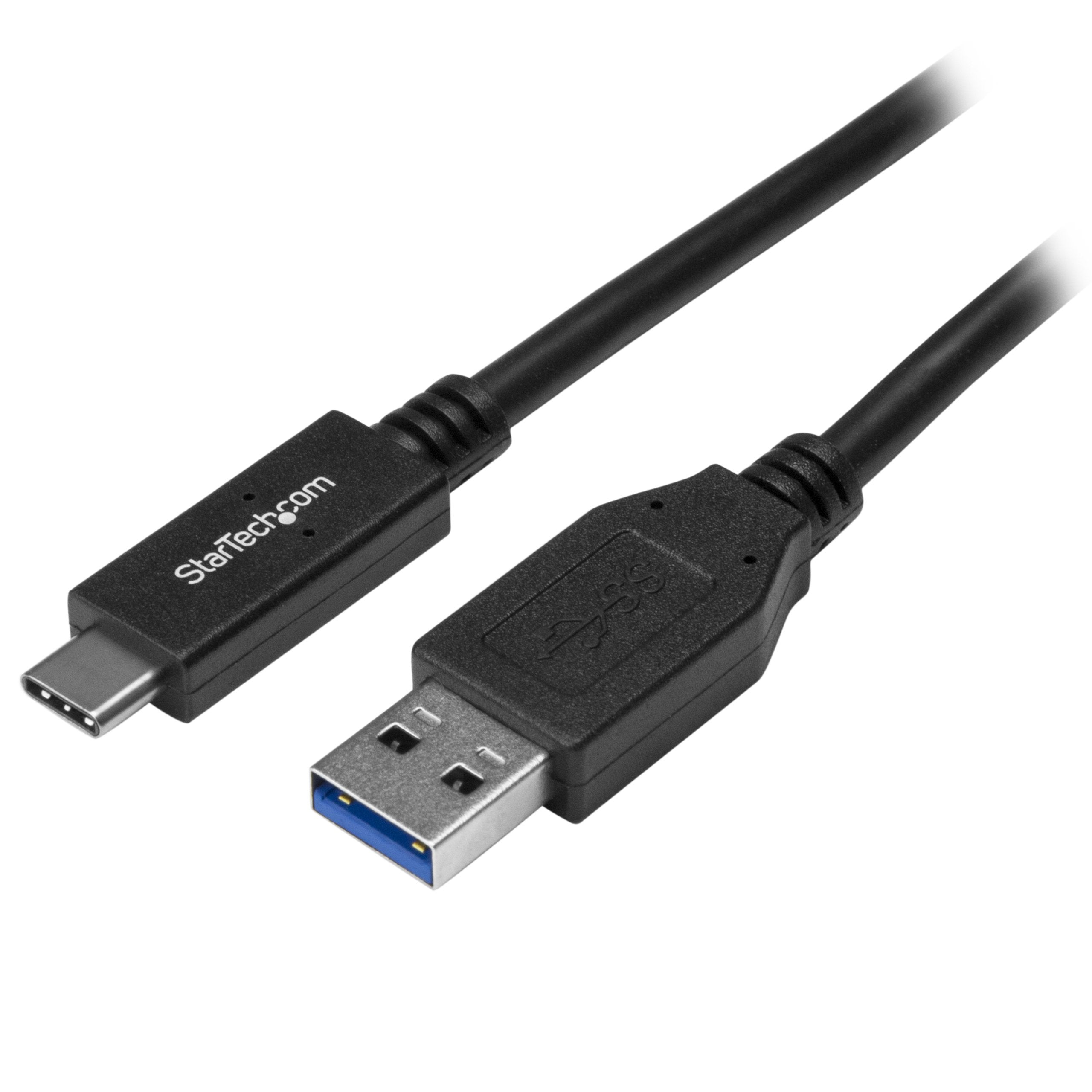 StarTech.com USB to USB C Cable - 3 ft / 1m - 10 Gbps - USB-C to USB-A - USB 2.0 Cable - USB Type C (USB31AC1M