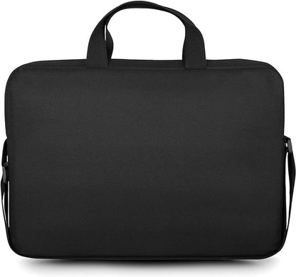 Urban Factory Nylee Laptop Bag, up to 14.1 Inch Multifunctional Business Computer Laptop Case, Unisex Spacious Laptop Slipcase Shoulder Bag for Women and Men, Universal Briefcase Bag, Black