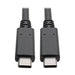 Tripp Lite USB 3.1 Gen 2 Cable 10 Gbps USB-C Type-C, 5A, 20V, Thunderbolt 3, (M/M), 0.91 m (U420-003-G2-5A